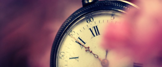 Pocket Watch and pink flowers